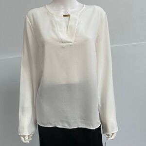 Tahari ASL Women's Hardware-Detail Bell Sleeve Top
